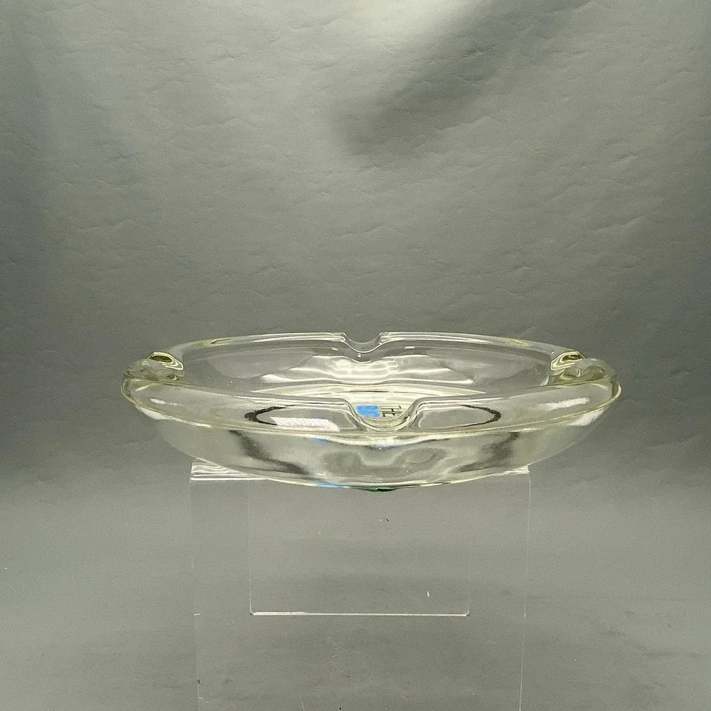 Vintage Anaconda Aluminum The Big‎ Group Glass Ashtray Vulture Mascot Promo